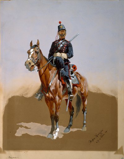 The Gendarme, 1889 by Frederic Remington